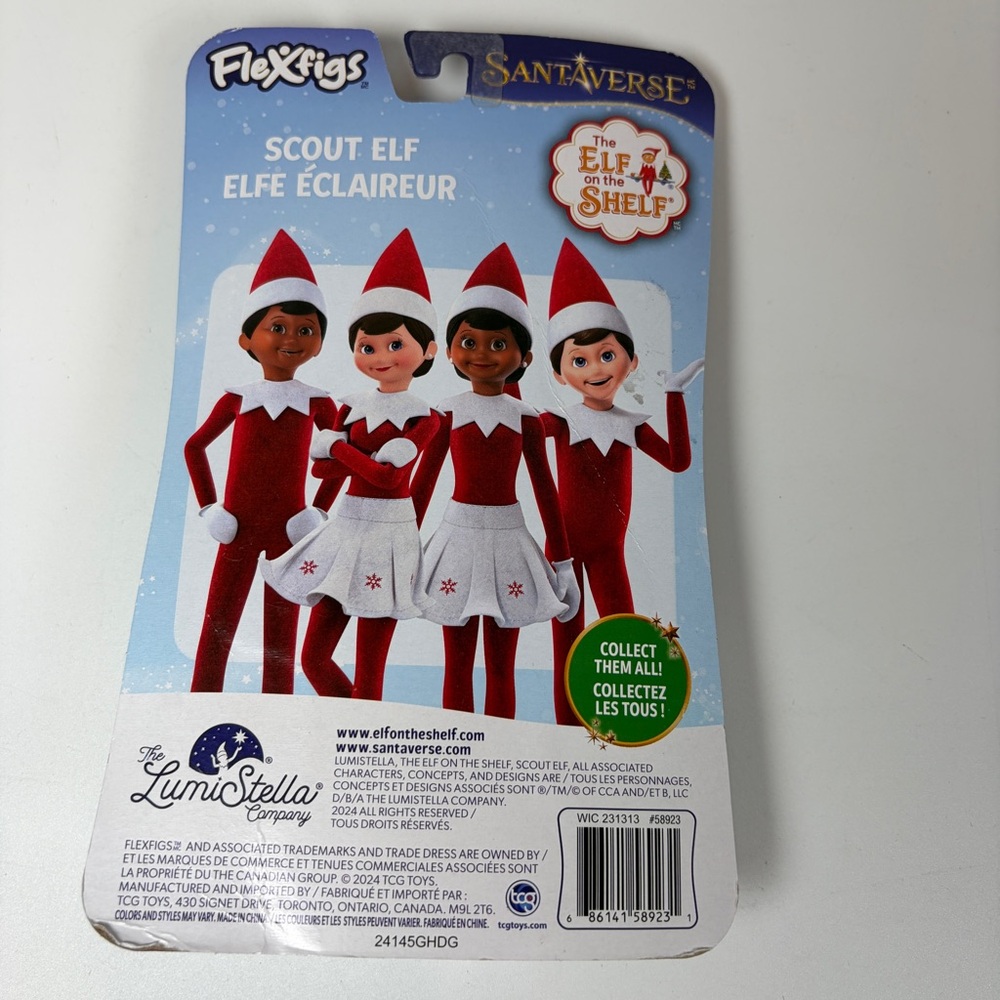 NWT Elf on the Shelf Flexfigs Bendy Elf Toy Figure Flex Figs - Picture 3 of 5